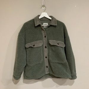 Zara Fleece Corduroy Coat
